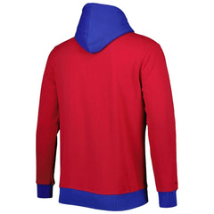 New York Giants Big & Tall Big Face Pullover Hoodie Red/Royal