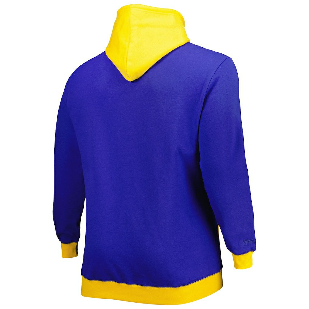 Los Angeles Rams Big & Tall Big Face Pullover Hoodie Royal/Gold