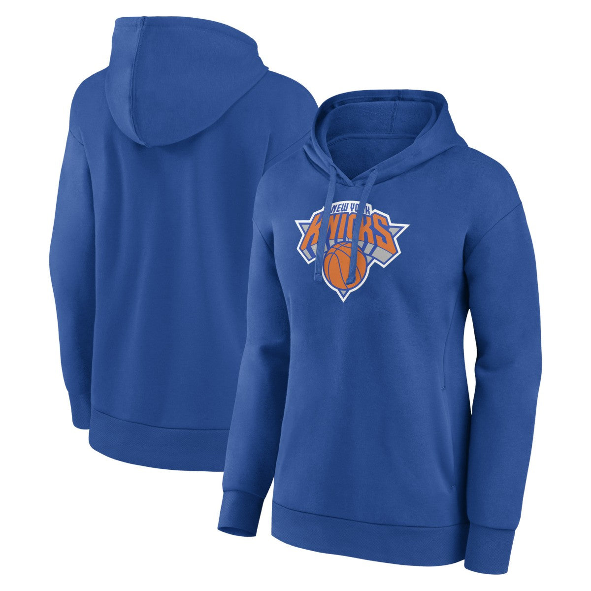 New York Knicks Women's Primary Logo Pullover Hoodie Royal