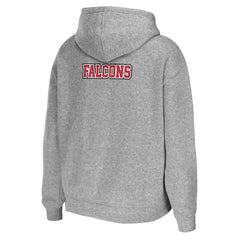 Atlanta Falcons WEAR by Erin Andrews Women's Team Full-Zip Hoodie Heathered Gray