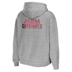Arizona Cardinals WEAR by Erin Andrews Women's Team Full-Zip Hoodie Heathered Gray