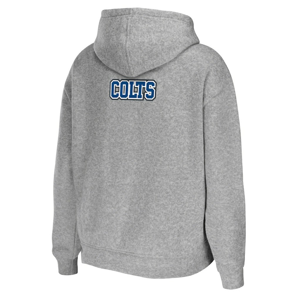 Indianapolis Colts WEAR by Erin Andrews Women's Team Full-Zip Hoodie Heathered Gray