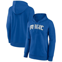 Orlando Magic Women's Wordmark Alt Pullover Hoodie Blue