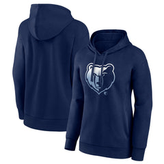 Memphis Grizzlies Women's Gradient Logo Pullover Hoodie Navy