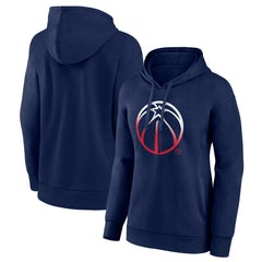Washington Wizards Women's Gradient Logo Pullover Hoodie Navy