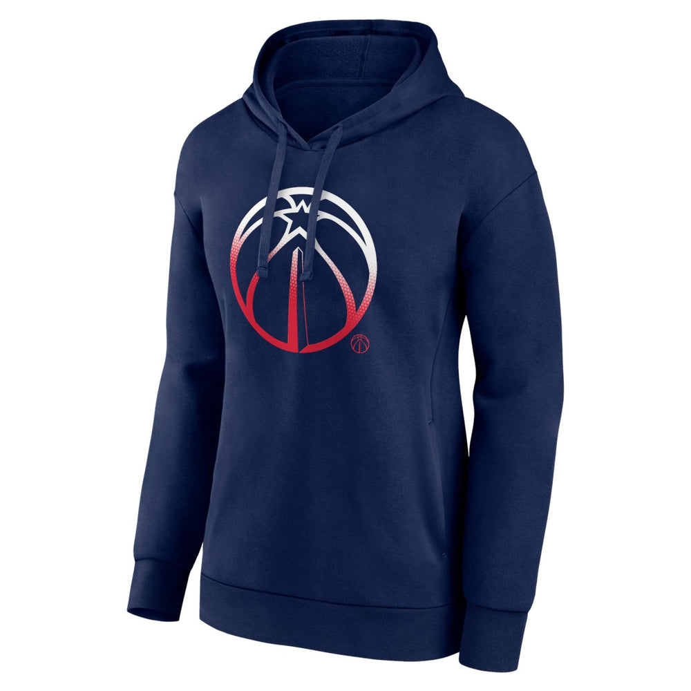 Washington Wizards Women's Gradient Logo Pullover Hoodie Navy