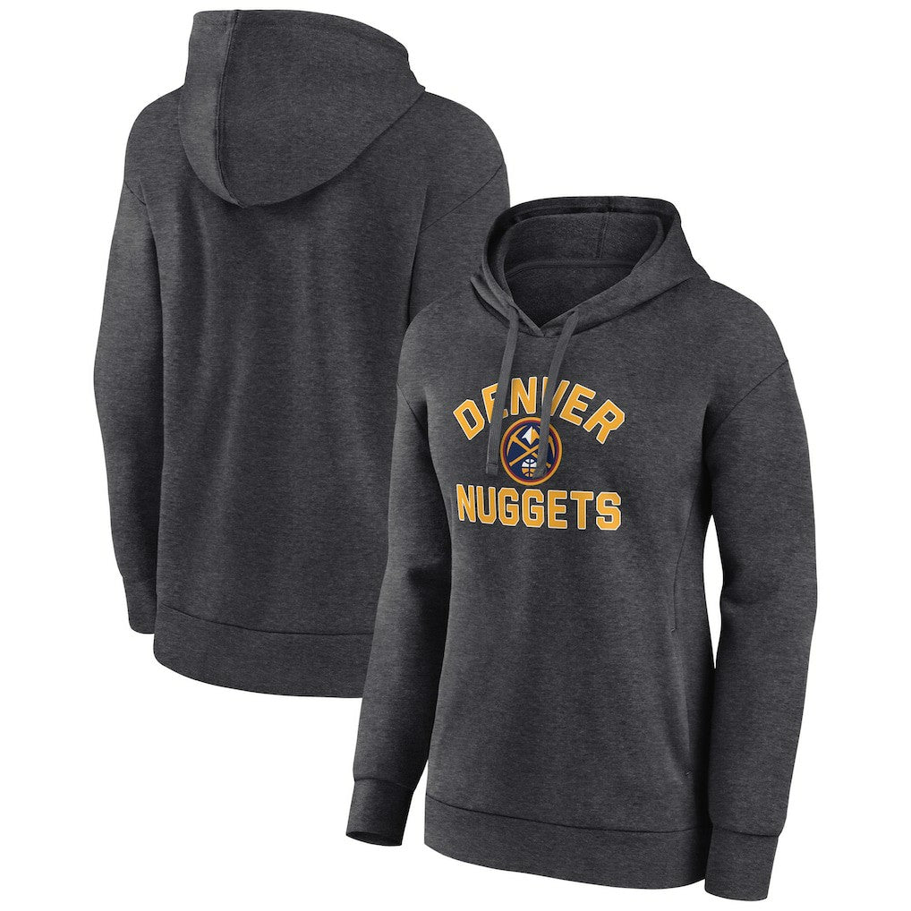 Denver Nuggets Women's Overtime Pullover Hoodie Charcoal