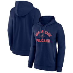 New Orleans Pelicans Women's Overtime Pullover Hoodie Navy