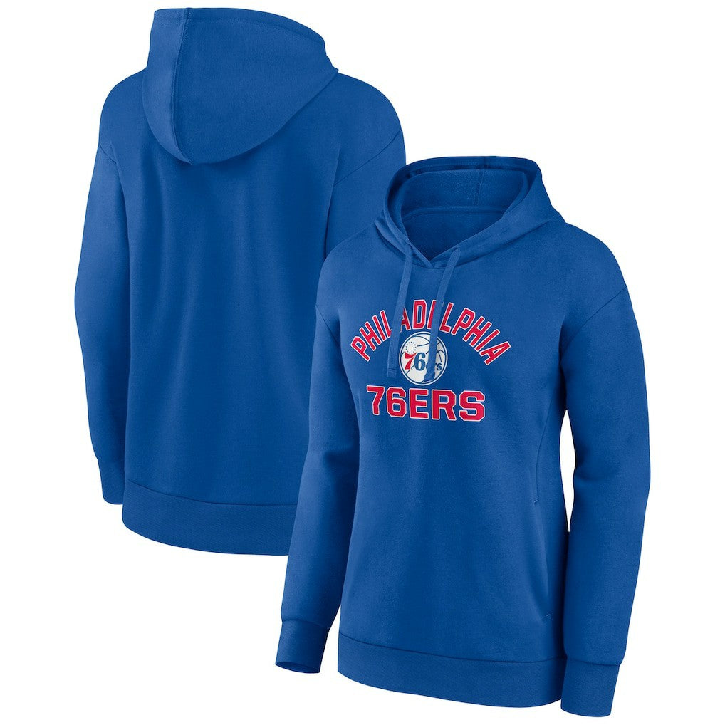 Philadelphia 76ers Women's Overtime Pullover Hoodie Royal