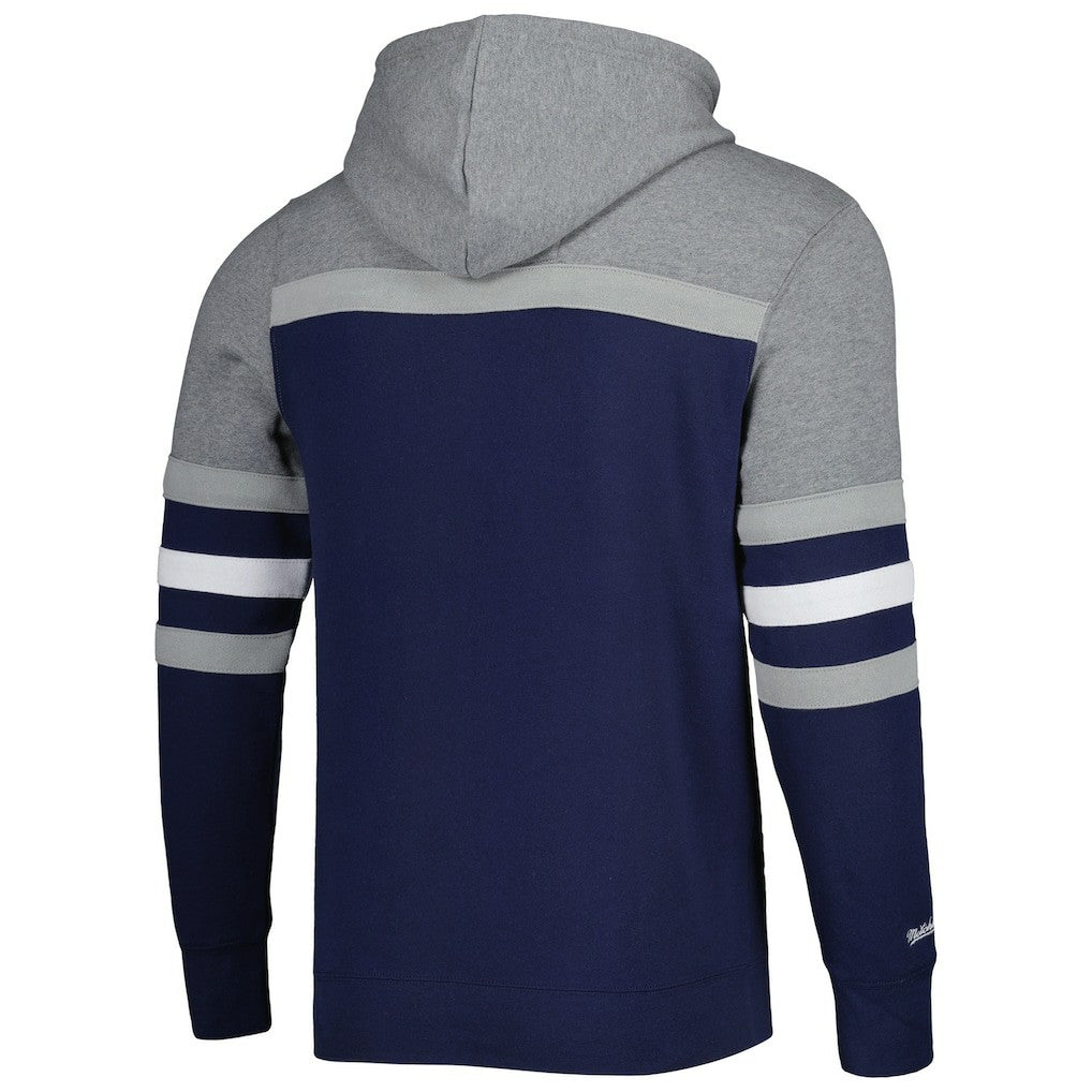 Dallas Cowboys Head Coach Pullover Hoodie Navy/Heathered Gray
