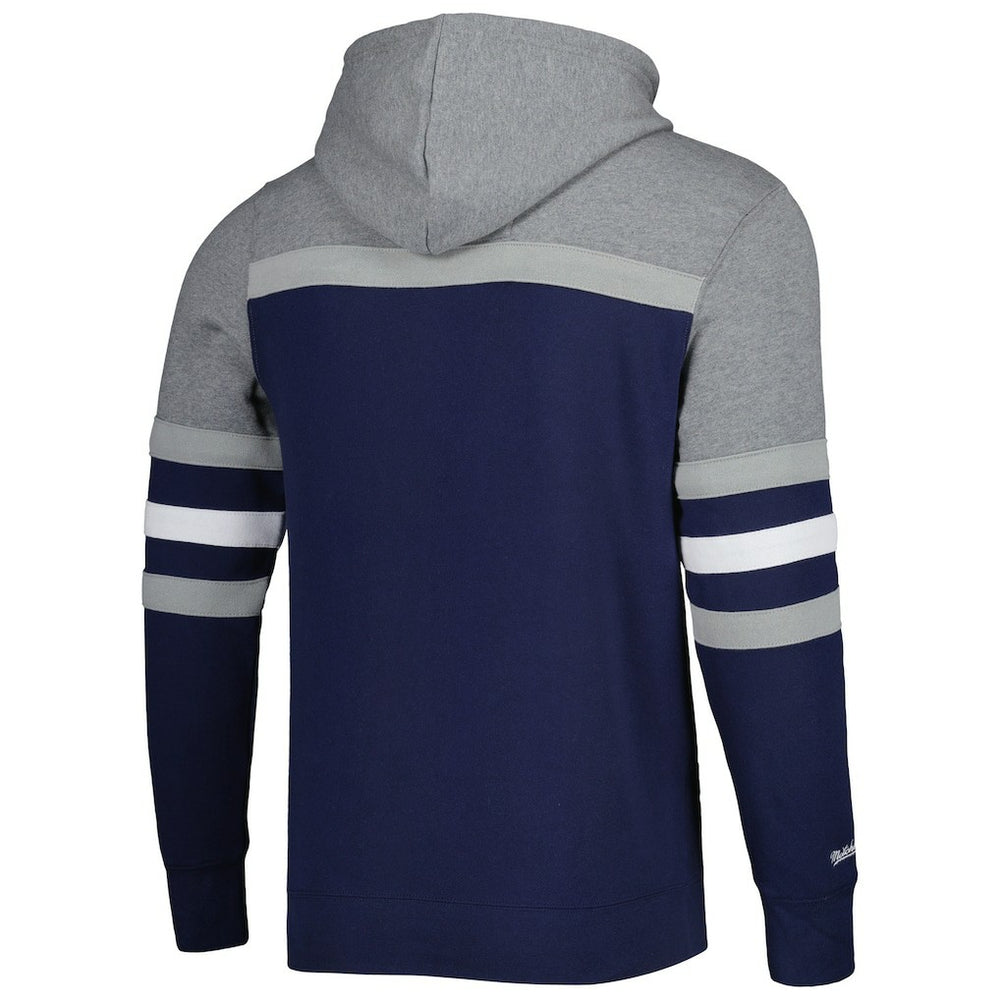 Dallas Cowboys Head Coach Pullover Hoodie Navy/Heathered Gray