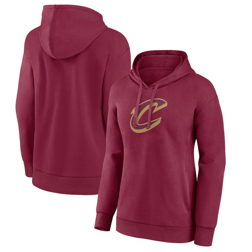 Cleveland Cavaliers Women's Alternate Logo Pullover Hoodie Wine