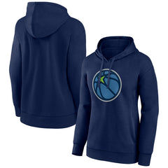 Minnesota Timberwolves Women's Alternate Logo Pullover Hoodie Navy