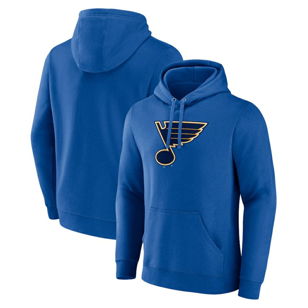 NHL St. Louis Blues Fanatics Primary Logo Pullover Hoodie - Blue