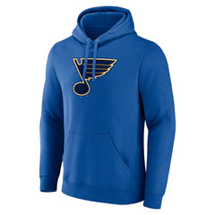 NHL St. Louis Blues Fanatics Primary Logo Pullover Hoodie - Blue
