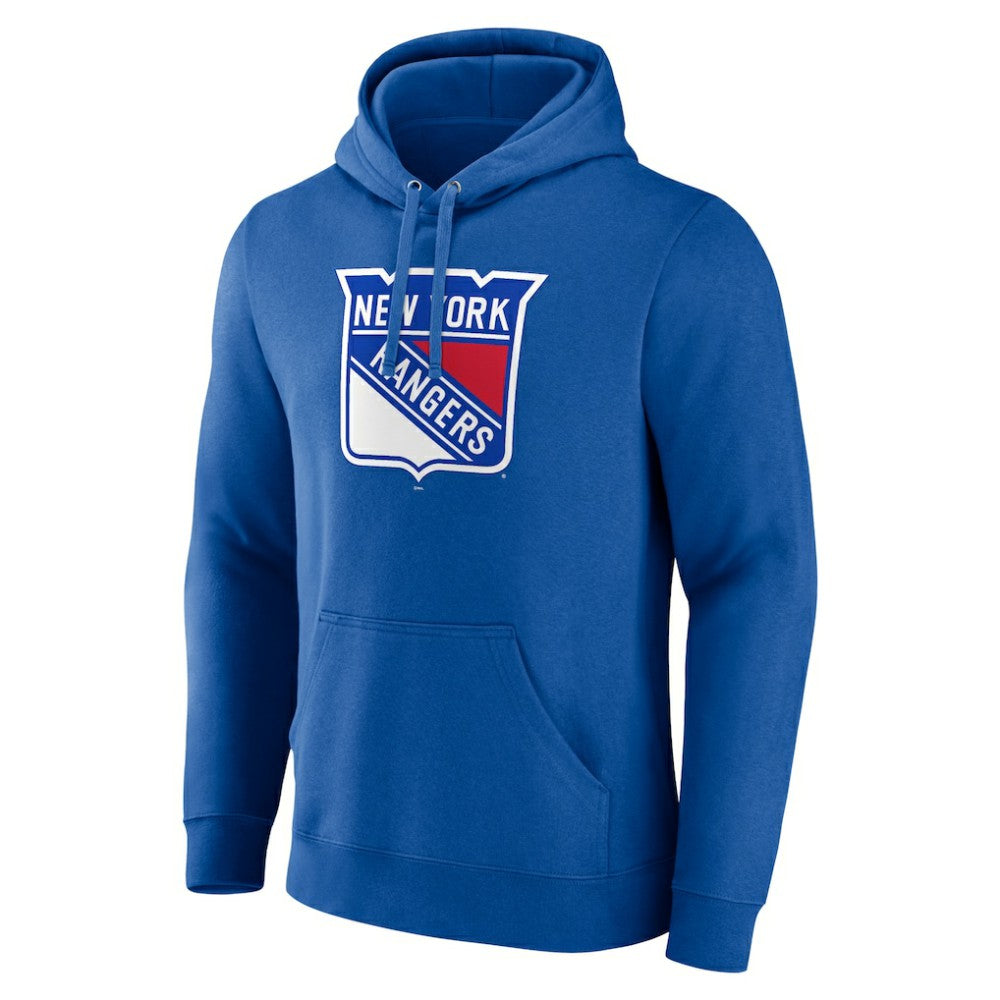 NHL New York Rangers Fanatics Primary Logo Pullover Hoodie - Blue