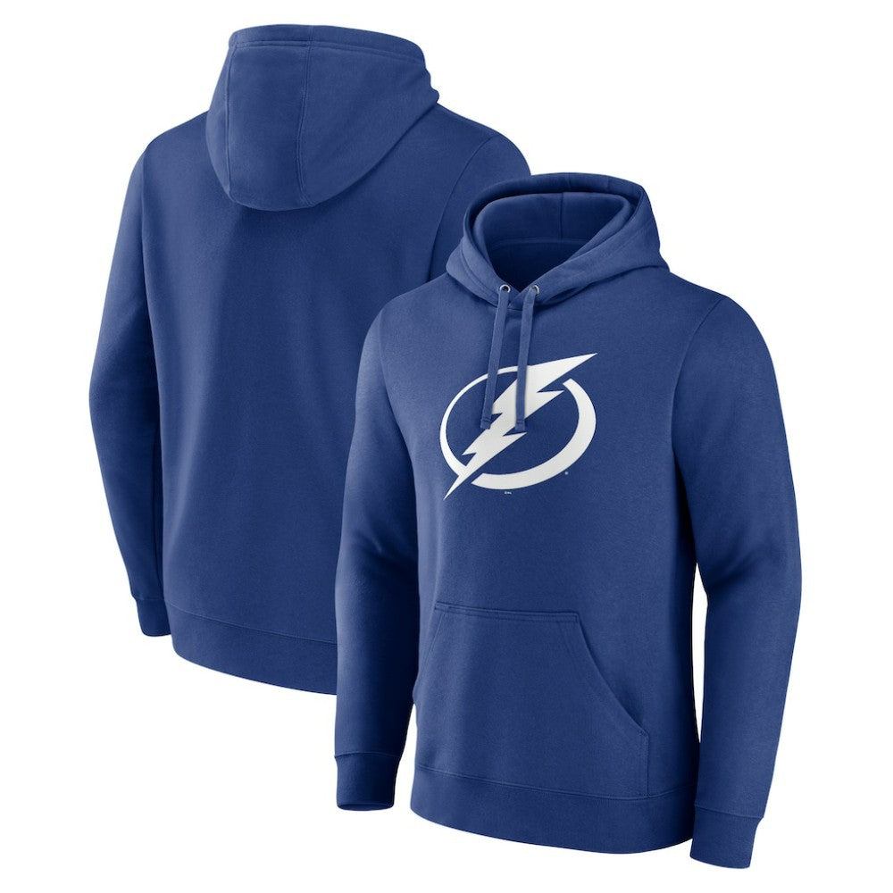 NHL Tampa Bay Lightning Fanatics Primary Logo Pullover Hoodie - Blue