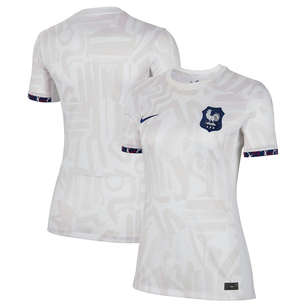 France Women's National Team Women's 2023 Away Stadium Replica Jersey White