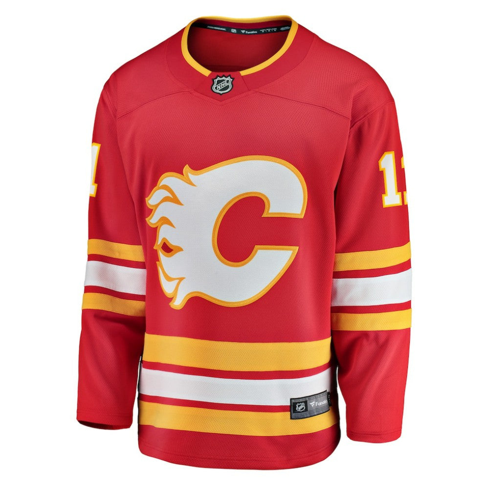 NHL Mikael Backlund Calgary Flames Fanatics Home Breakaway Player Jersey - Red