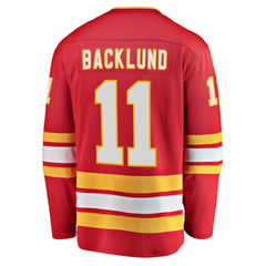 NHL Mikael Backlund Calgary Flames Fanatics Home Breakaway Player Jersey - Red