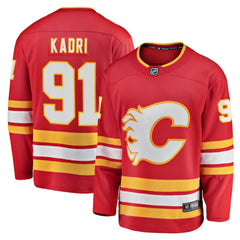 NHL Nazem Kadri Calgary Flames Fanatics Home Breakaway Player Jersey - Red