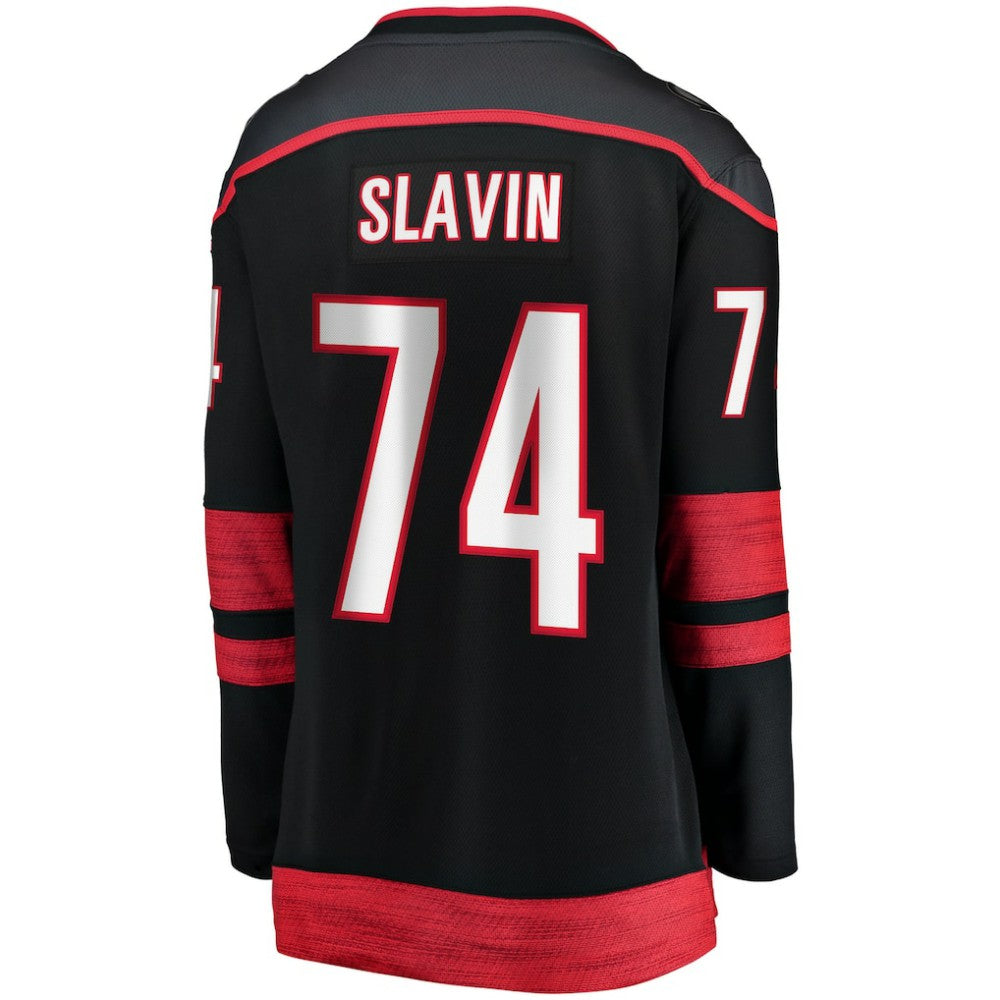 NHL Jaccob Slavin Carolina Hurricanes Fanatics Women's Home Breakaway Player Jersey - Black