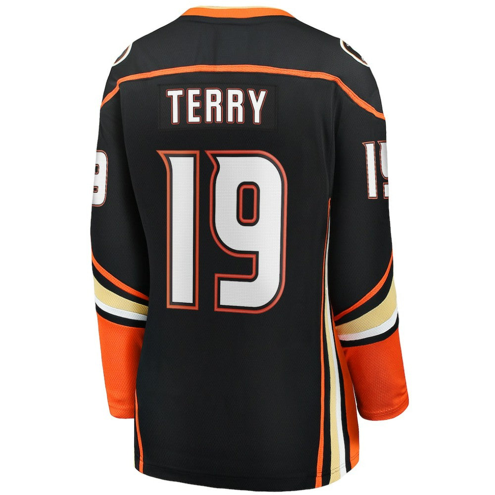 NHL Troy Terry Anaheim Ducks Fanatics Women's Home Team Breakaway Player Jersey - Black