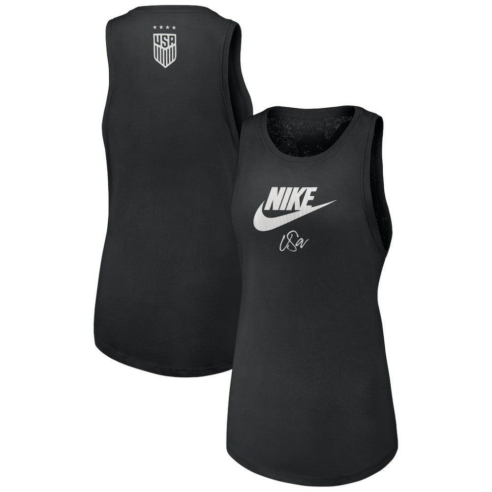 USWNT Women's Futura Tank Top Black