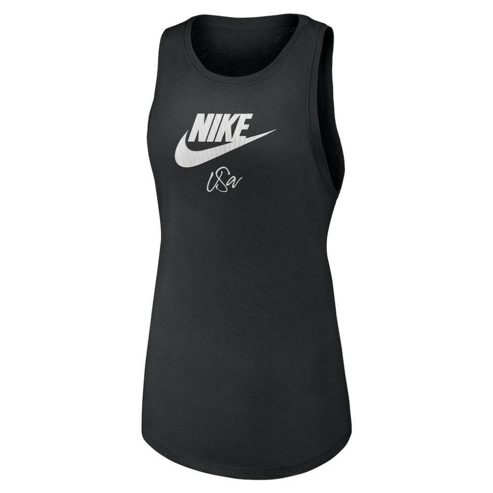 USWNT Women's Futura Tank Top Black