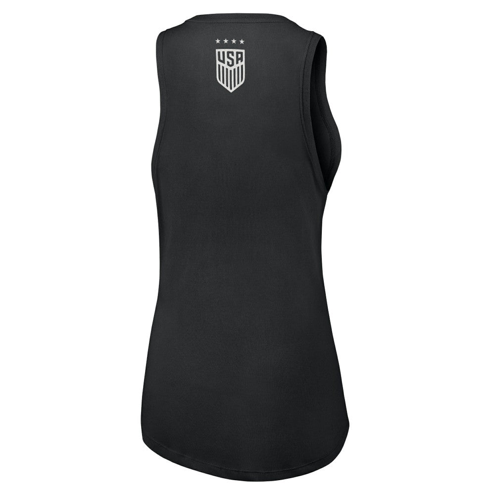 USWNT Women's Futura Performance Tank Top Black