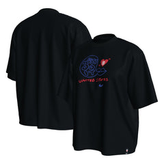 USMNT Women's Spring T-Shirt Black