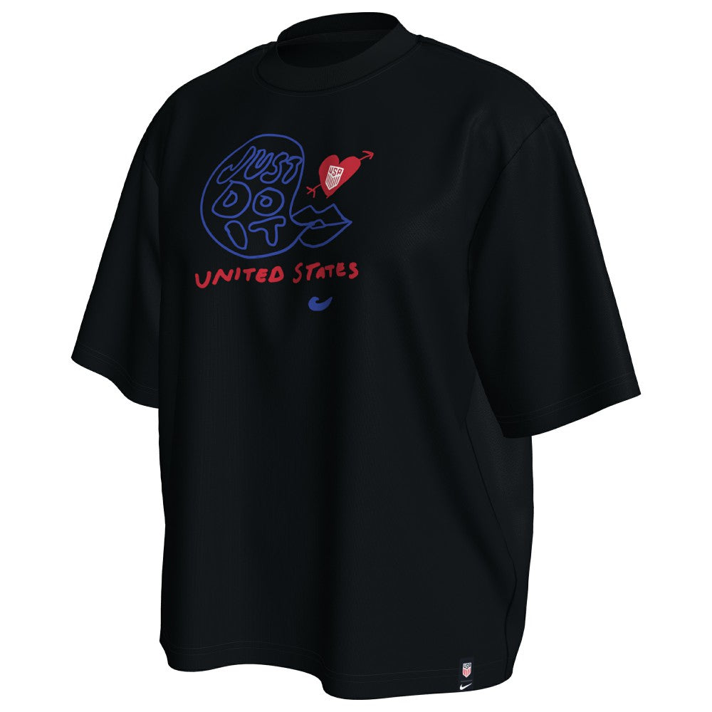 USMNT Women's Spring T-Shirt Black