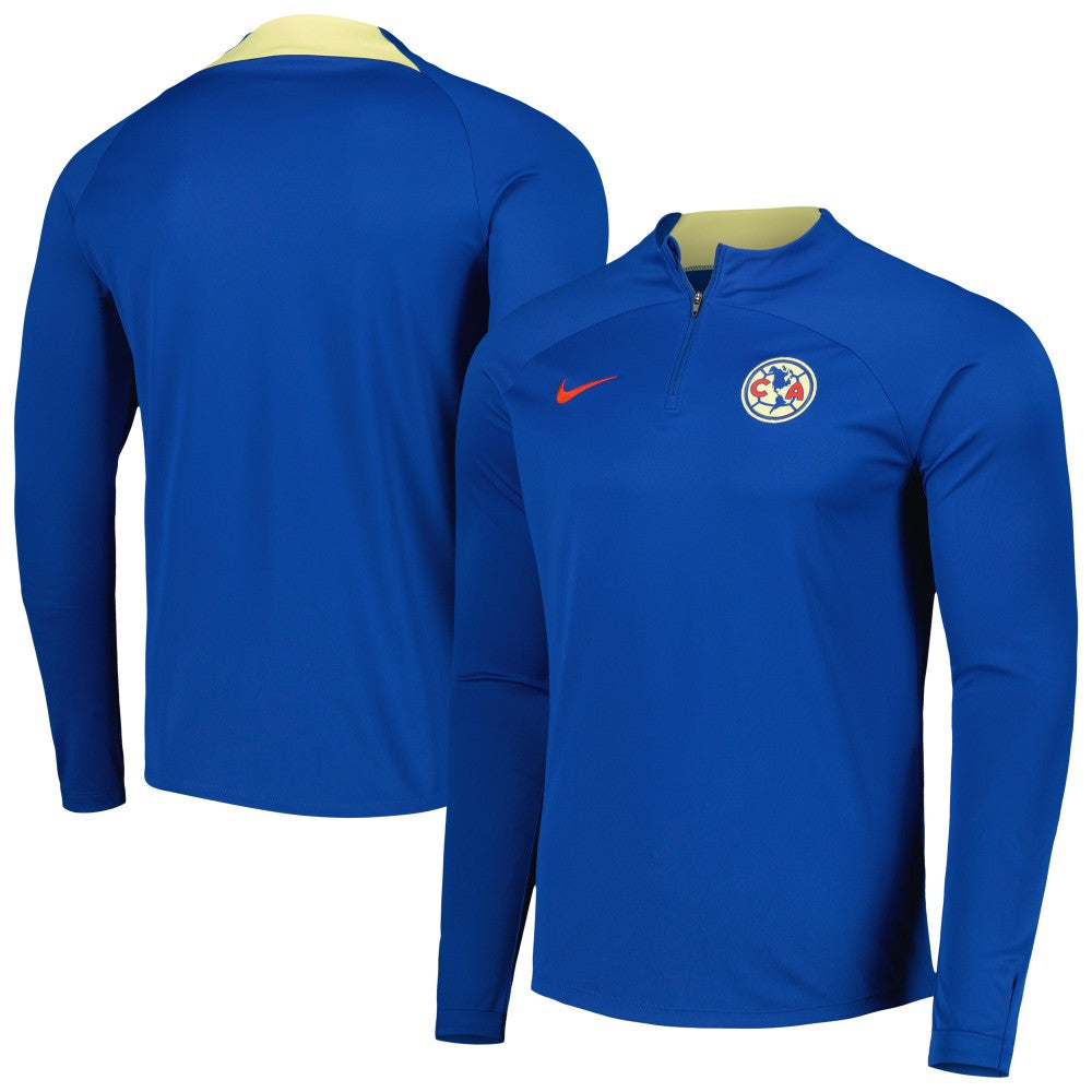 Club America Academy Pro Drill Raglan Quarter-Zip Top Blue sale