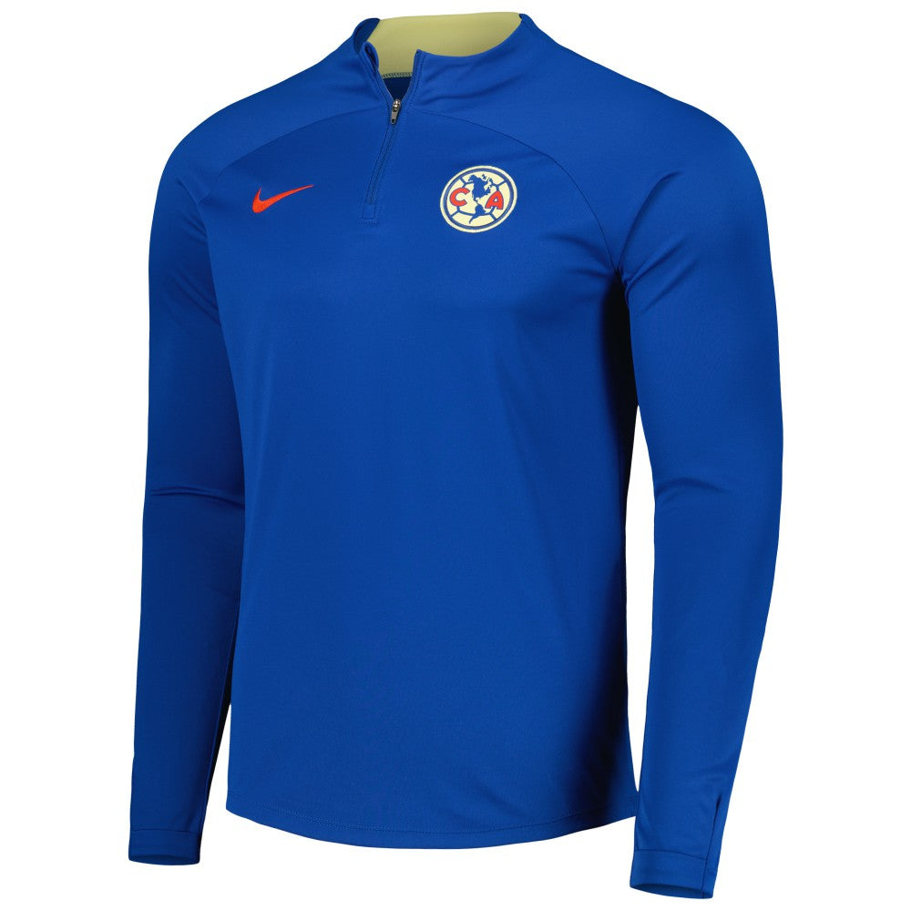 Club America Academy Pro Drill Raglan Quarter-Zip Top Blue sale