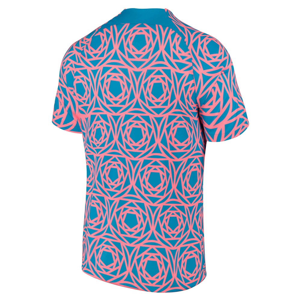 England Women's National Team 2023 Academy Pro Pre-Match Top Blue