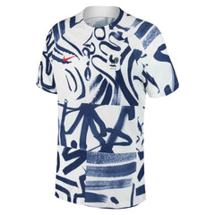 France Women's National Team 2023 Academy Pro Pre-Match Top White