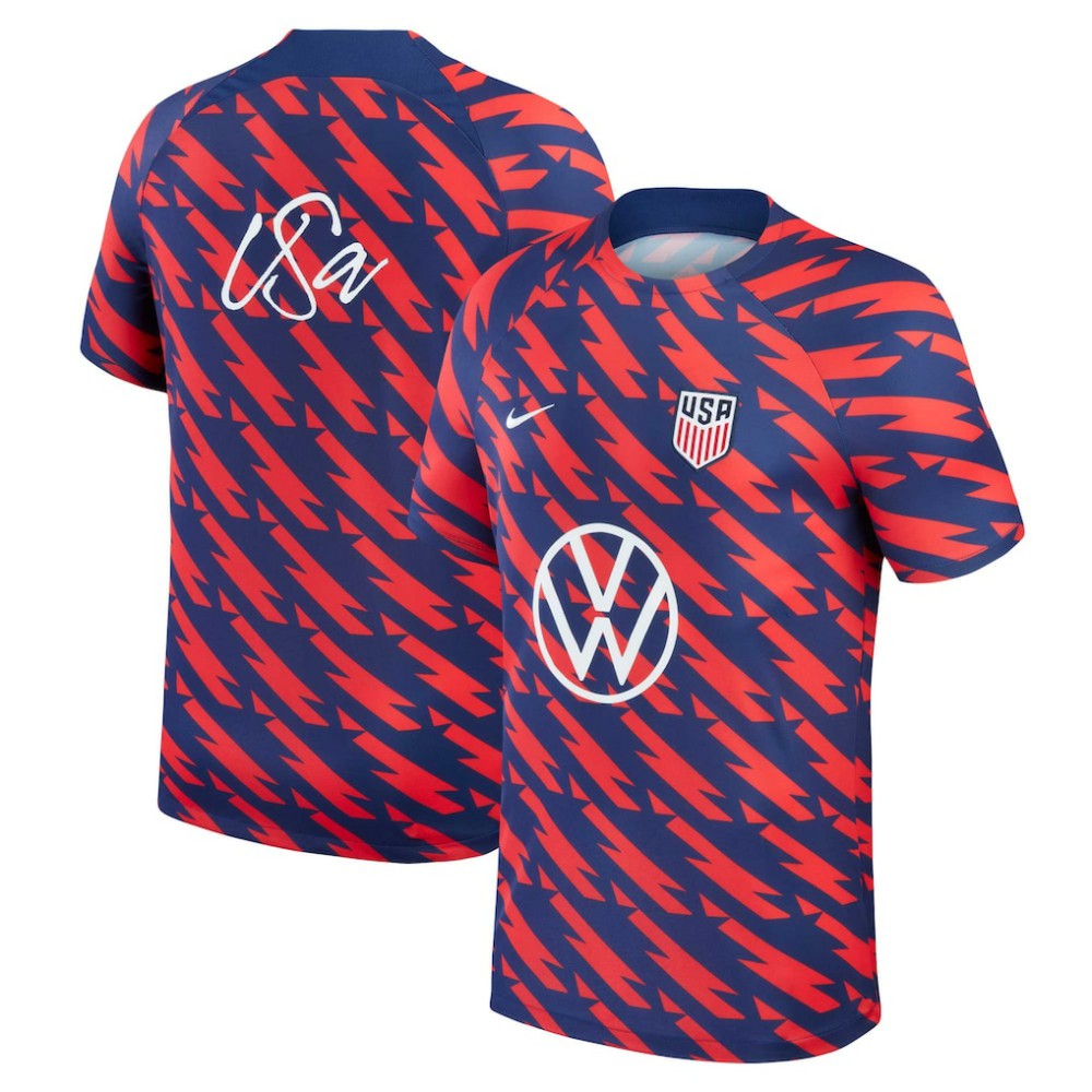 USMNT 2023/24 Academy Pro Pre-Match Top Navy