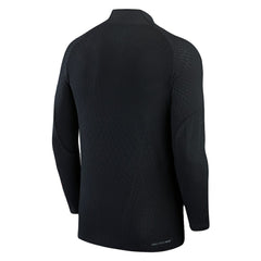 USWNT 2023 Strike Drill Performance Quarter-Zip Long Sleeve Top Black