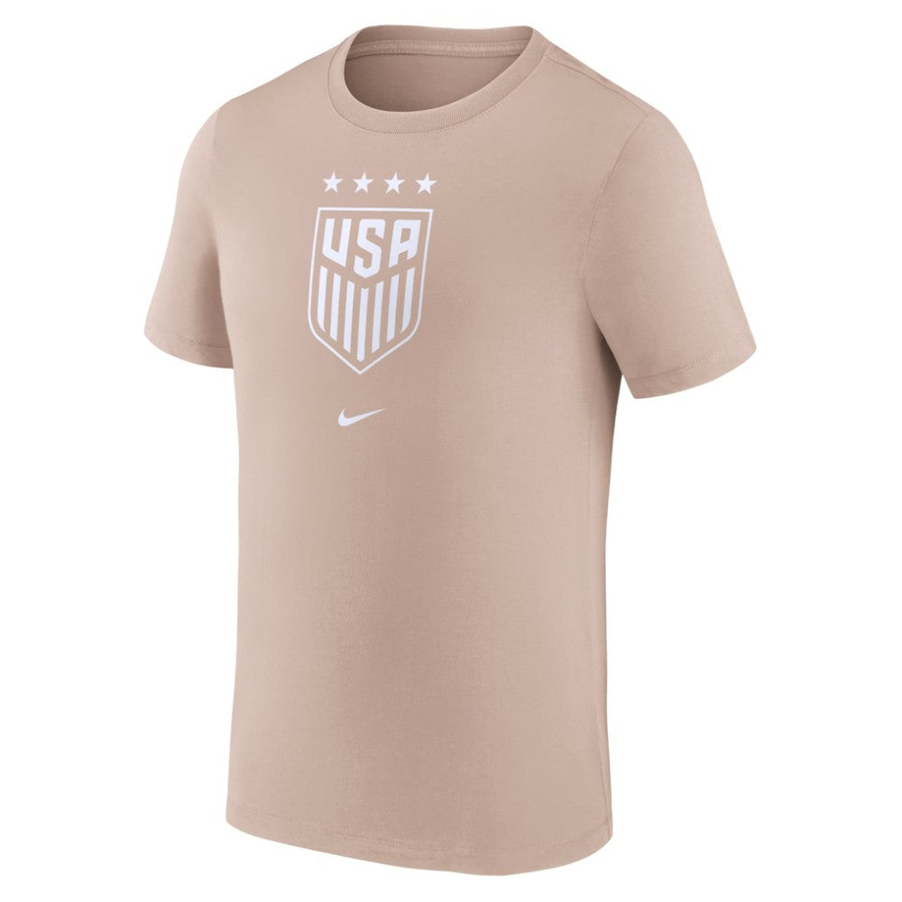 USWNT Crest T-Shirt Tan