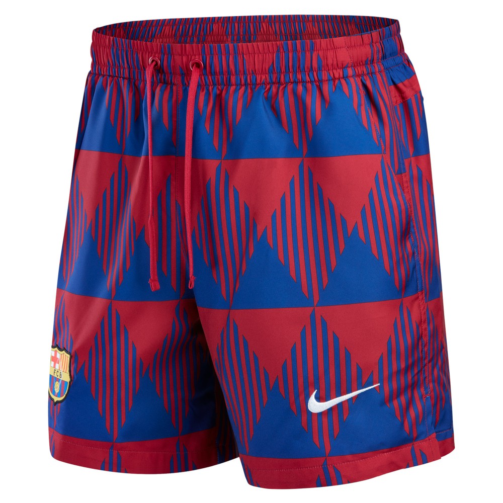 Barcelona Hi Flow Shorts Red