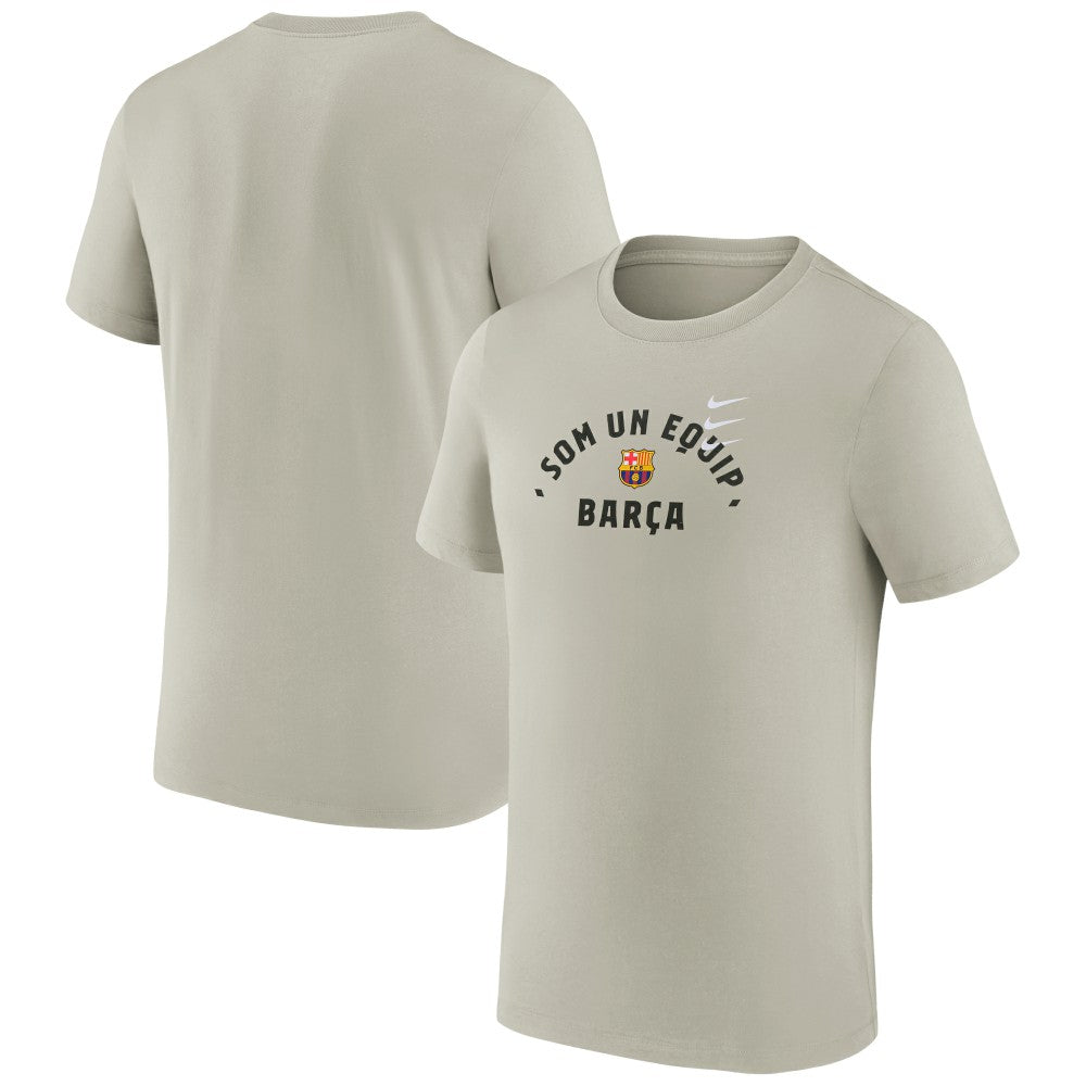 Barcelona Verbiage T-Shirt Tan shop