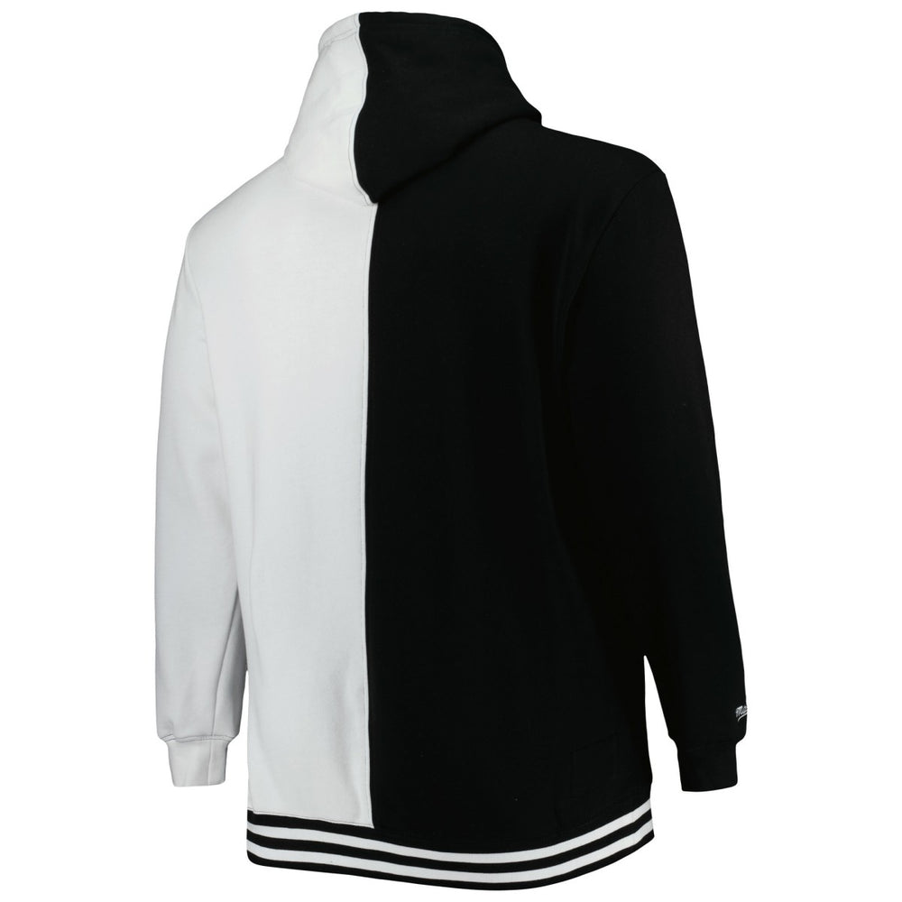 Orlando Magic Hardwood Classics Big & Tall Hardwood Classics Split Pullover Hoodie Black/White