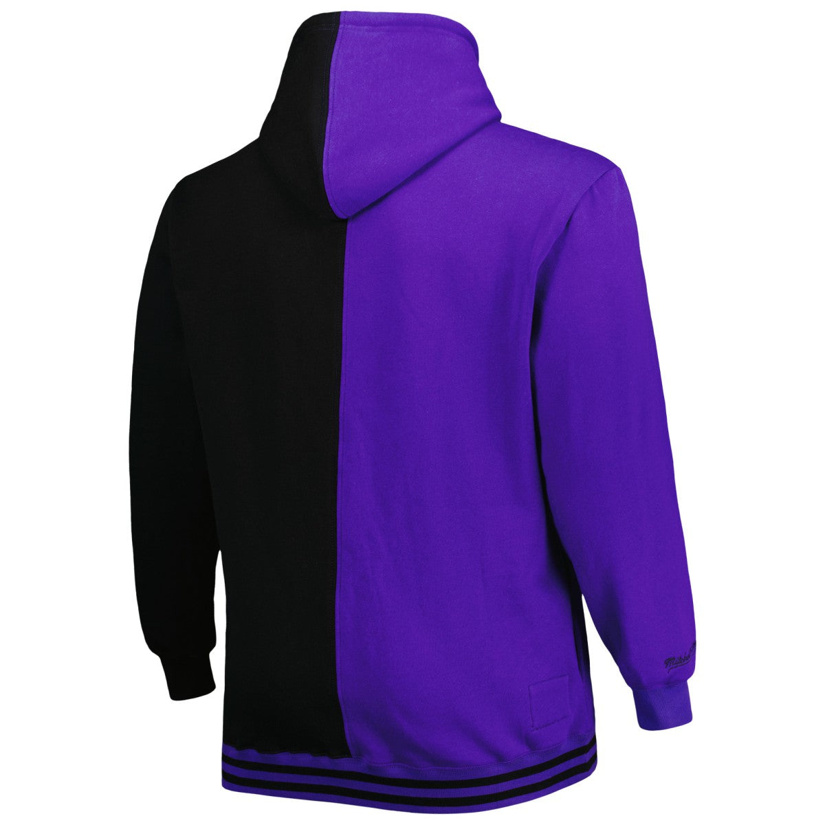 Phoenix Suns Big & Tall Hardwood Classics Split Pullover Hoodie Purple/Black
