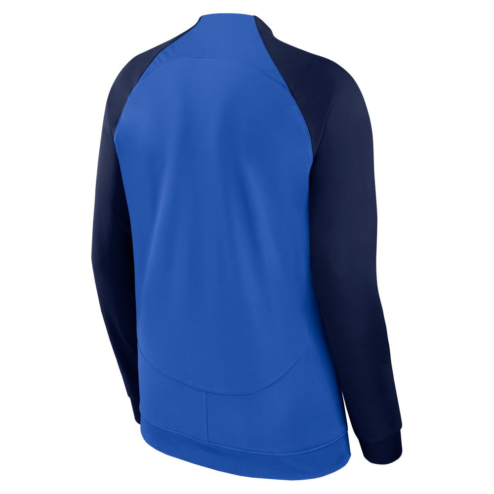 Club America Male Youth 2023/24 Academy Pro Anthem Fitted Raglan Performance Full-Zip Jacket Blue
