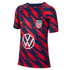 USMNT Youth 2023/24 Academy Pro Performance Pre-Match Top Red