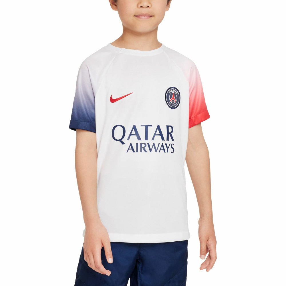 Paris Saint-Germain Youth 2023/24 Academy Pro Performance Pre-Match Top White