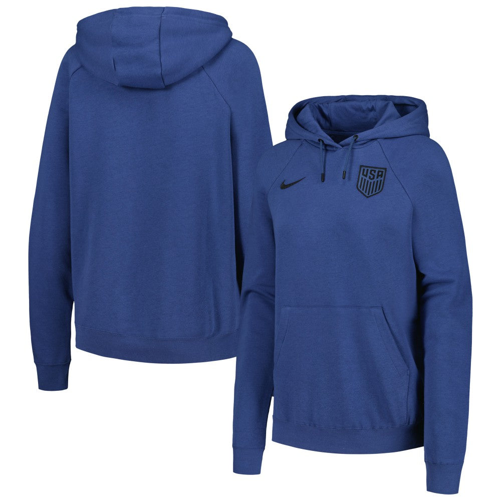 USMNT Women's Essential Raglan Pullover Hoodie Blue sale
