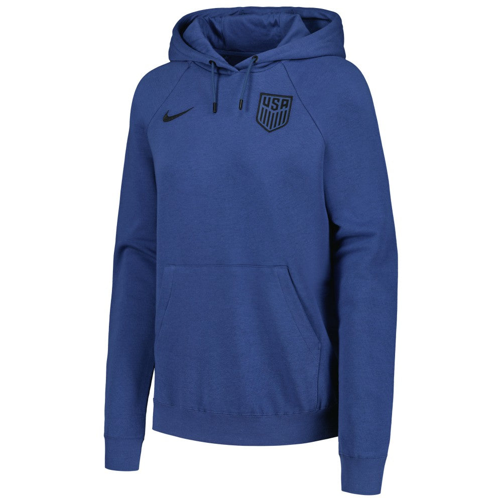 USMNT Women's Essential Raglan Pullover Hoodie Blue sale