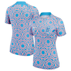 England Women's National Team Women's 2023 Pre-Match Top Pink shop