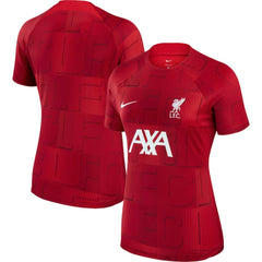 Liverpool Women's 2023 Pre-Match Top Red
